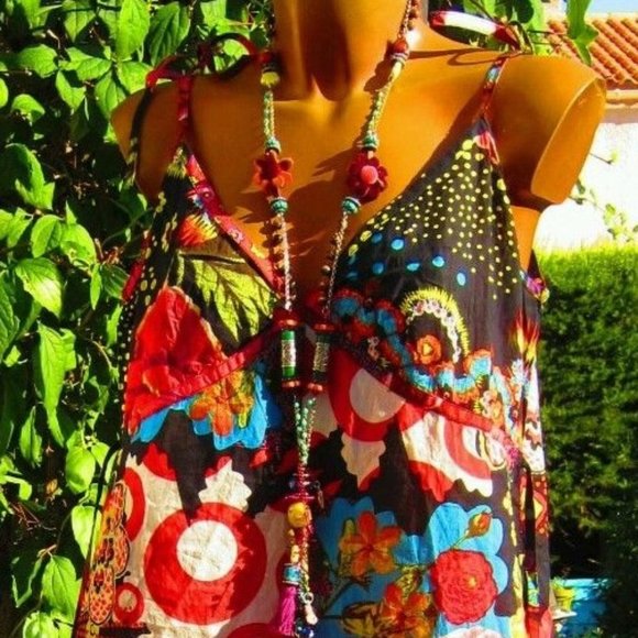 Rhum Raisin Dress / Tunic size M - Picture 3 of 15